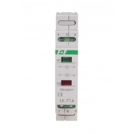 Signalleuchte grün, rot LK-714 30-130V AC/DC F&F