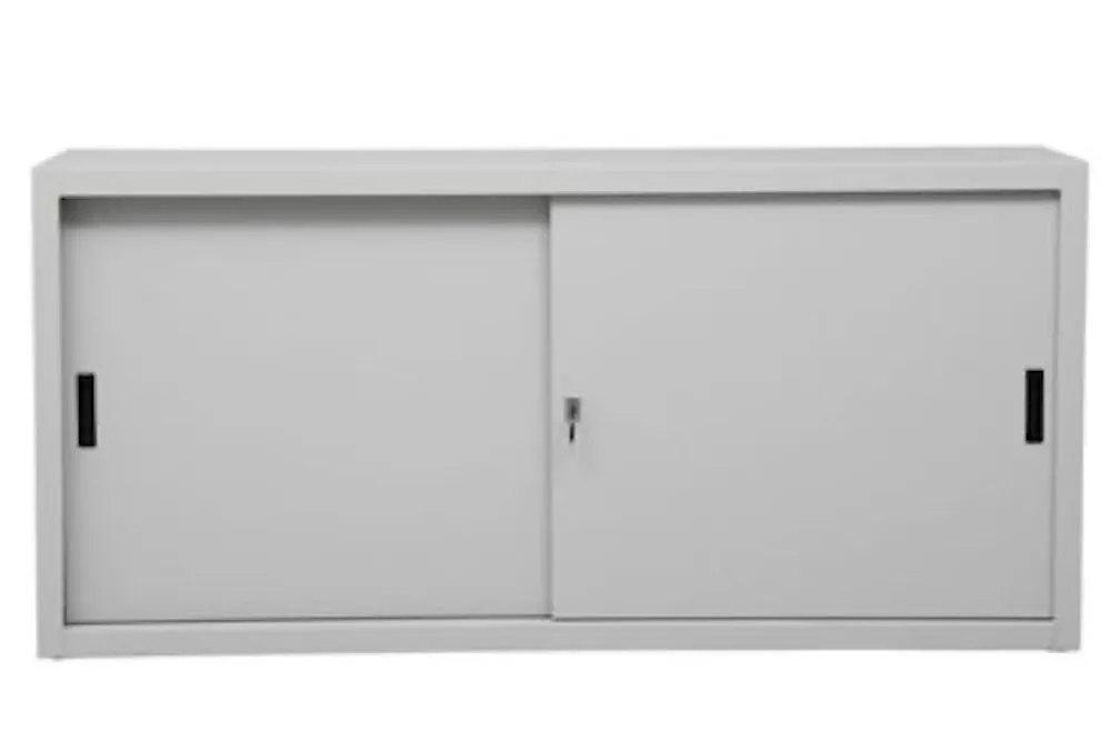 Schiebetürenschrank Ant | 2 Ordernhöhen | HxBxT 75x160x45 cm | Grau